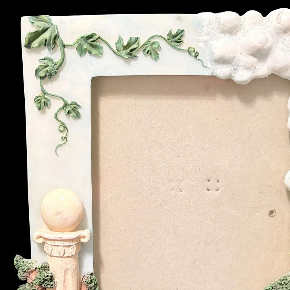 Vintage Wal-Mart Garden Path 3D Resin Picture Frames Set of 2 Cottagecore 5x7